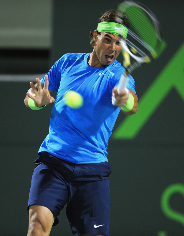 Rafael Nadal Of Spain In Action