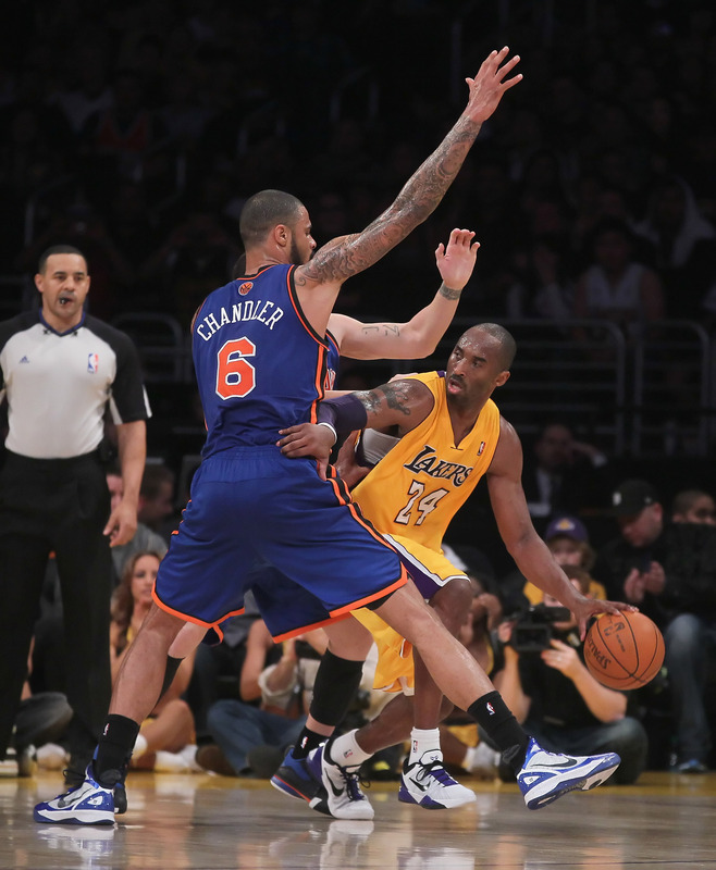   Kobe Bryant #24 Of The Los Angeles Lakers Is