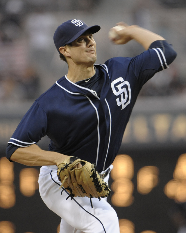  Cory Luebke #52 Of The San Diego Padres Pitches