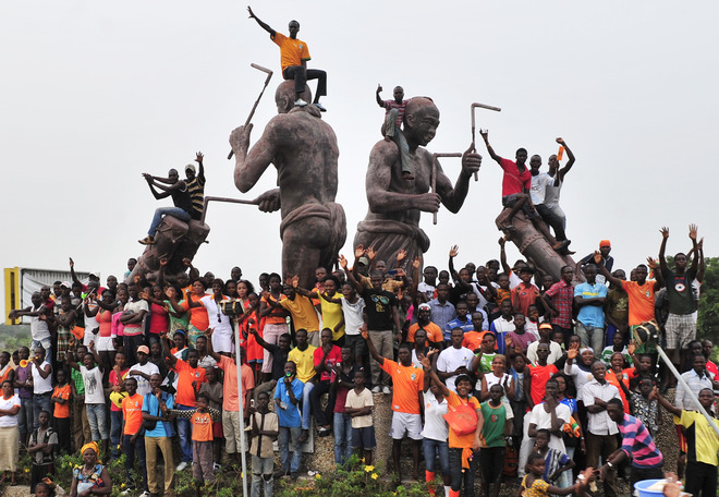 Supporter Of Ivory Coast's