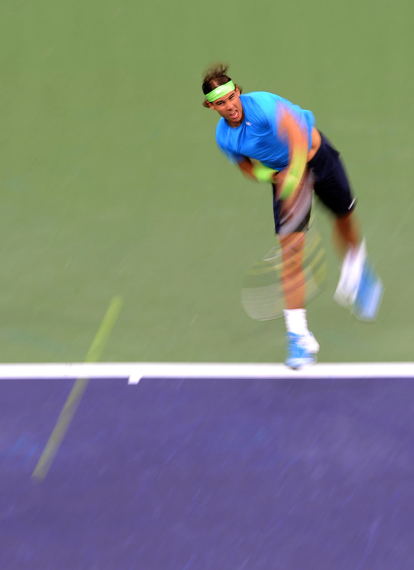  Rafael Nadal Of Spain Serves