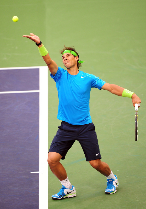  Rafael Nadal Of Spain Serves