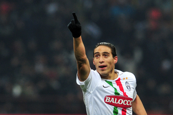 Juventus' Defender Of Uruguay Martin Caceres Celebrates