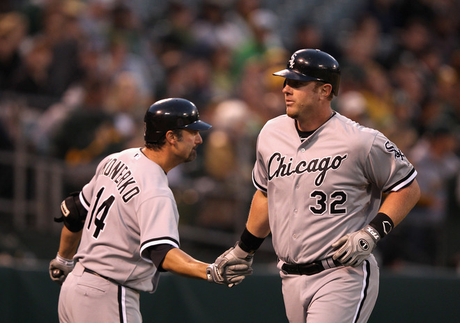   Adam Dunn #32 Of The Chicago White Sox Is
