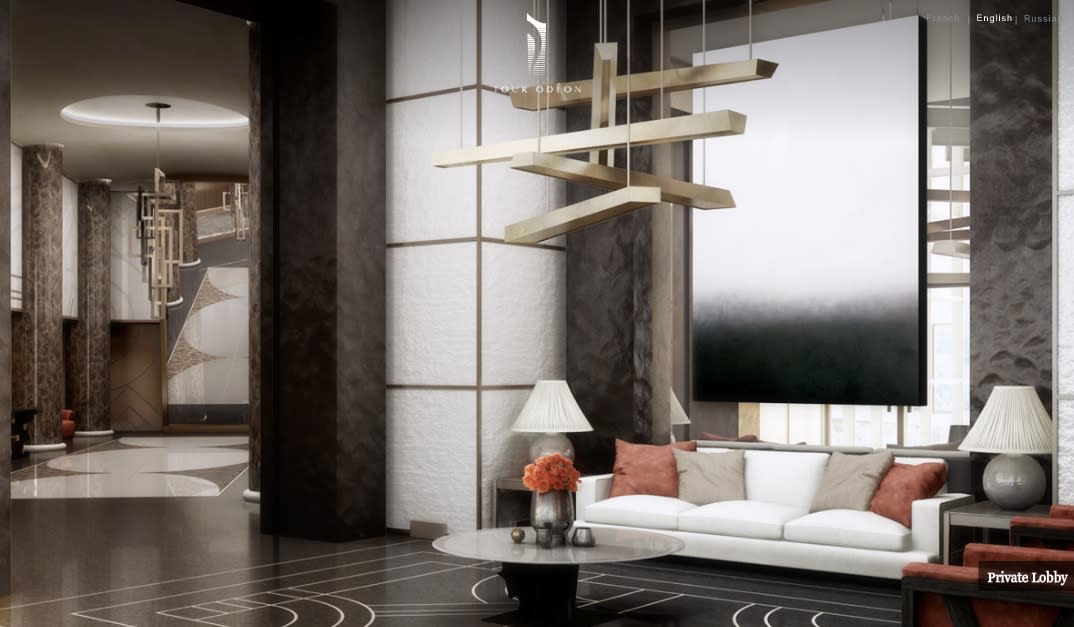 اغلى شقة فى العالم Monaco-penthouse-geometrically-styled-private-lobby1