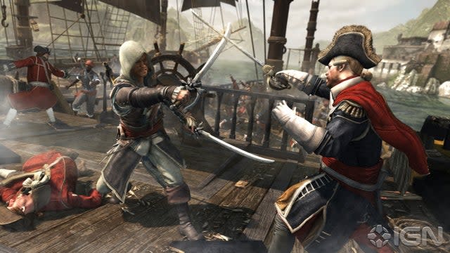 النسخة الريلودد الرسمية للعبة الشهيرة Assassin's Creed IV Black Flag تورنت مباشر كامل 1370772264acivbfscreenshotspe3caribbeancaptainduel1306104h15pmptjpg-30b81d_640w