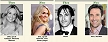 What celebrities earn, then and now. Here, photos of singer Carrie Underwood and actor Jon Hamm (Parade Magazine)