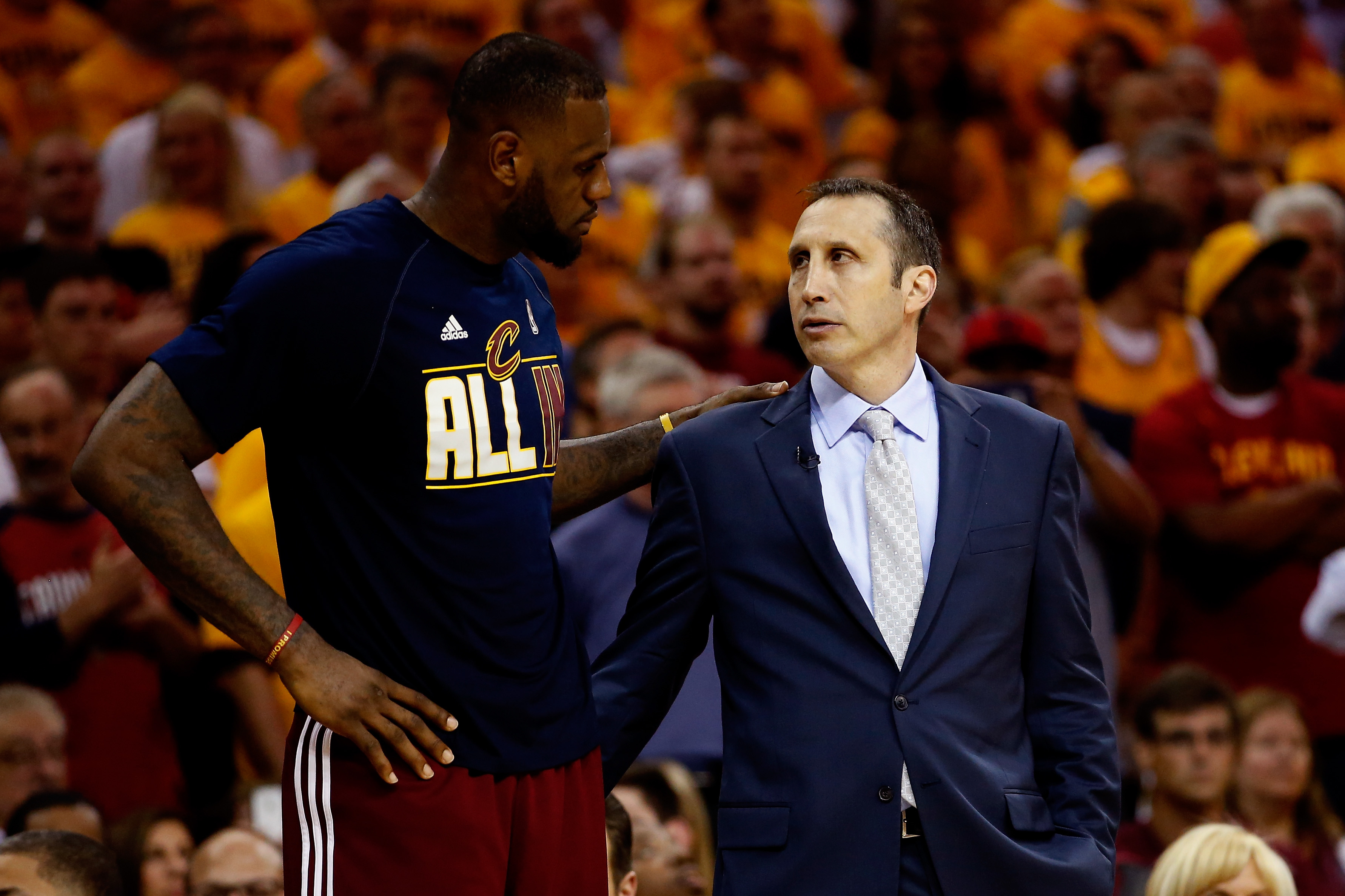 David Blatt called coaching LeBron James invigorating and exhilarating.