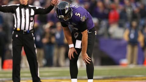 Baltimore Ravens quarterback Joe Flacco 