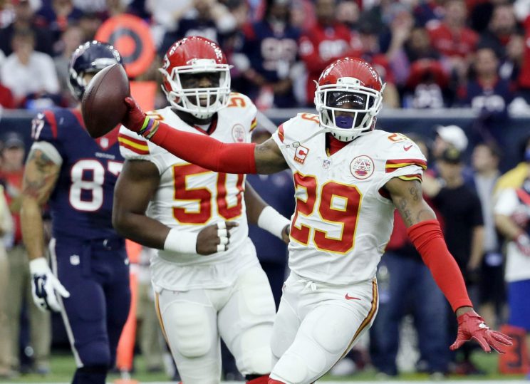 Eric Berry (29) and the Chiefs are looking to overtake the Broncos in the AFC West (AP)