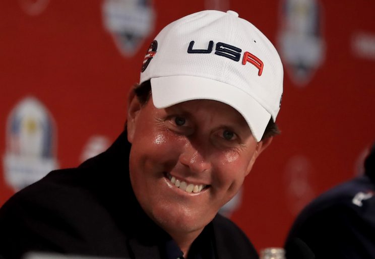 Phil Mickelson plans on being in France as a player in the 2018 Ryder Cup. (Getty Images)