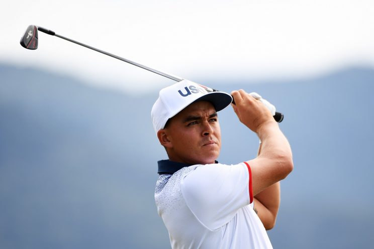 Rickie Fowler is in 50th place through two rounds in Rio. (Getty Images)