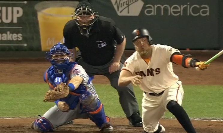 Hunter Pence makes an amazing face, part I (via MLB.TV)