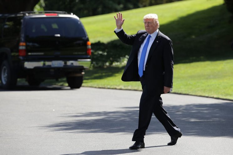 President Trump heads to Bedminster in June. (Getty)