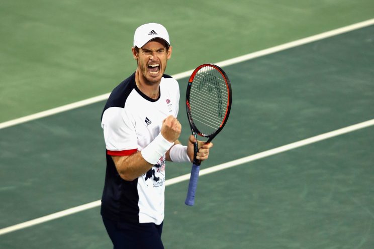 Andy Murray defended his Olympic singles title with a four-set victory over Juan Martin del Potro. (Getty)