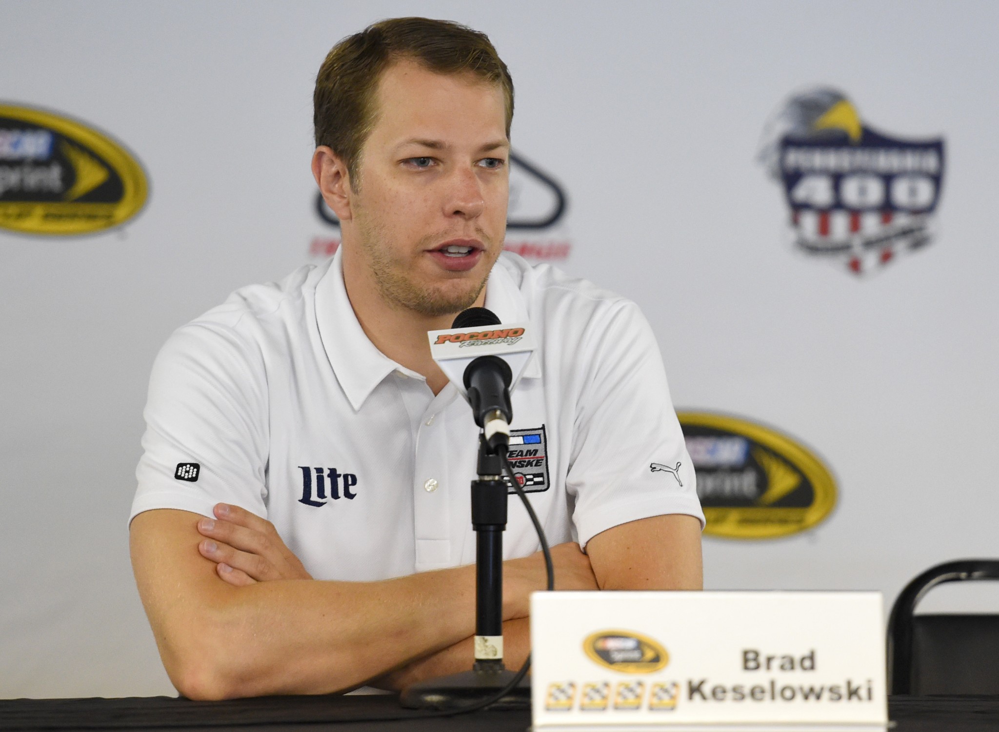 Keselowski is tied for the series lead in wins with four (Getty Images). 
