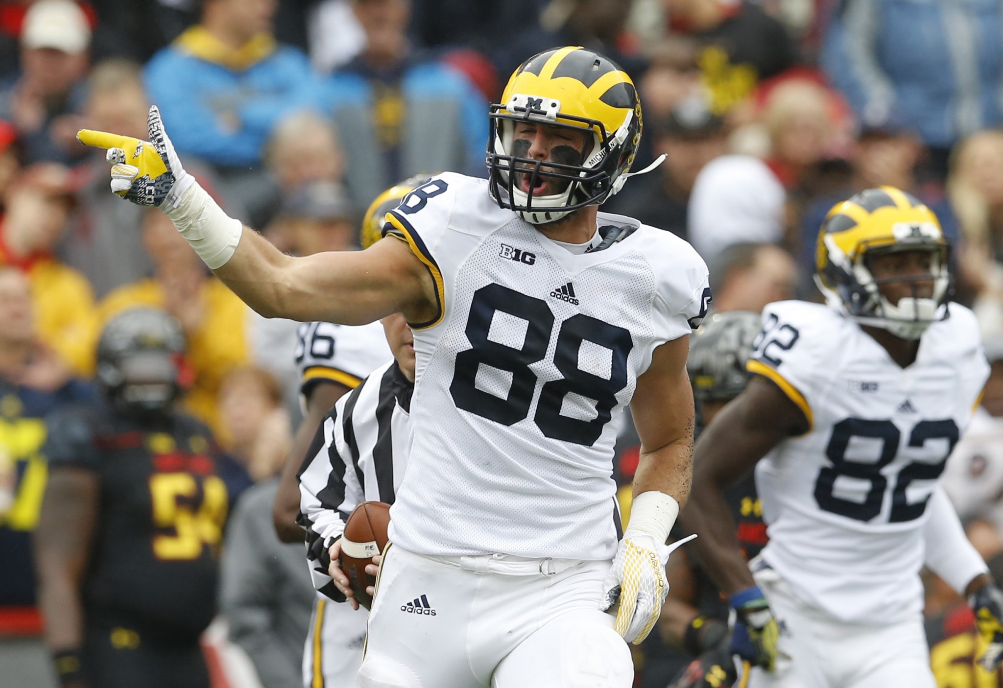 Michigan tight end Jake Butt. (AP Photo/Patrick Semansky, File)