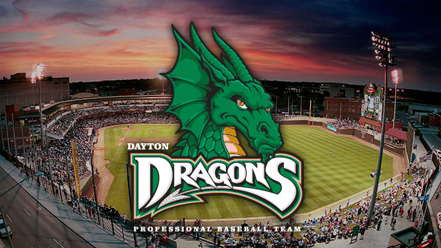 The awesome logo of the Dayton Dragons.