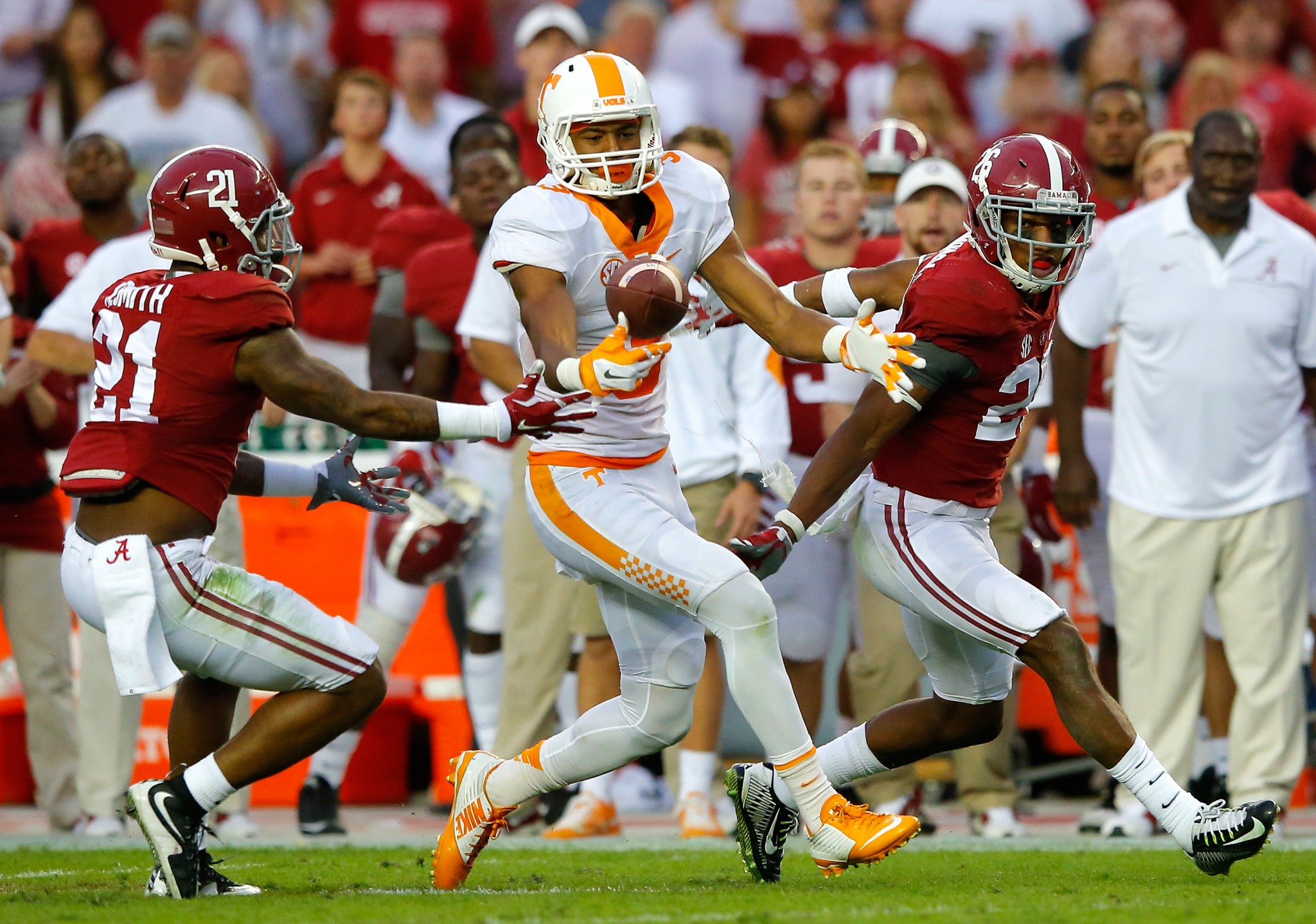 Maurice Smith (L) is set to graduate this weekend (Getty). 