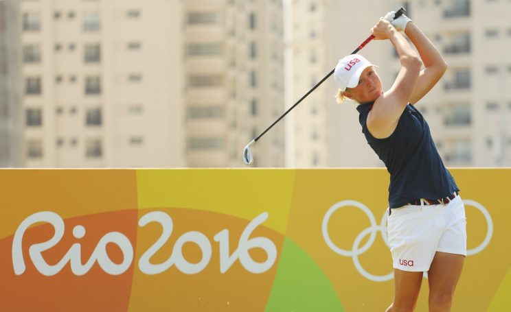 Stacy Lewis made a big charge on Day 2 in Rio. (Getty Images)