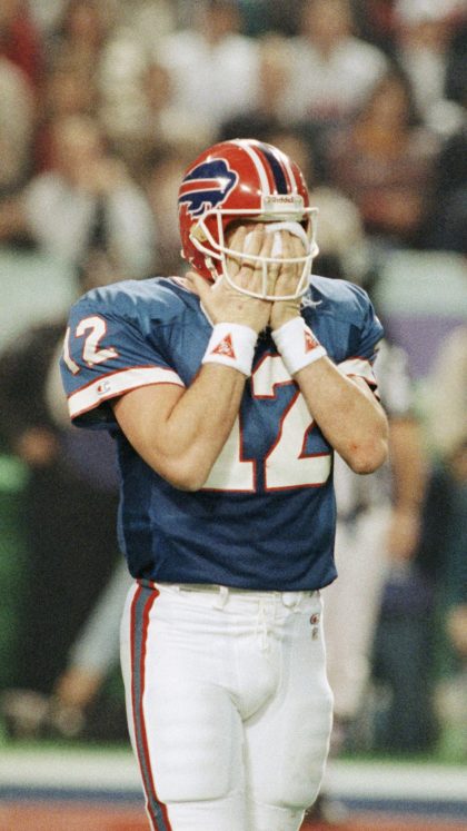 Former Buffalo Bills QB Jim Kelly said he still can't remember the fourth quarter of Super Bowl XXVI (AP).