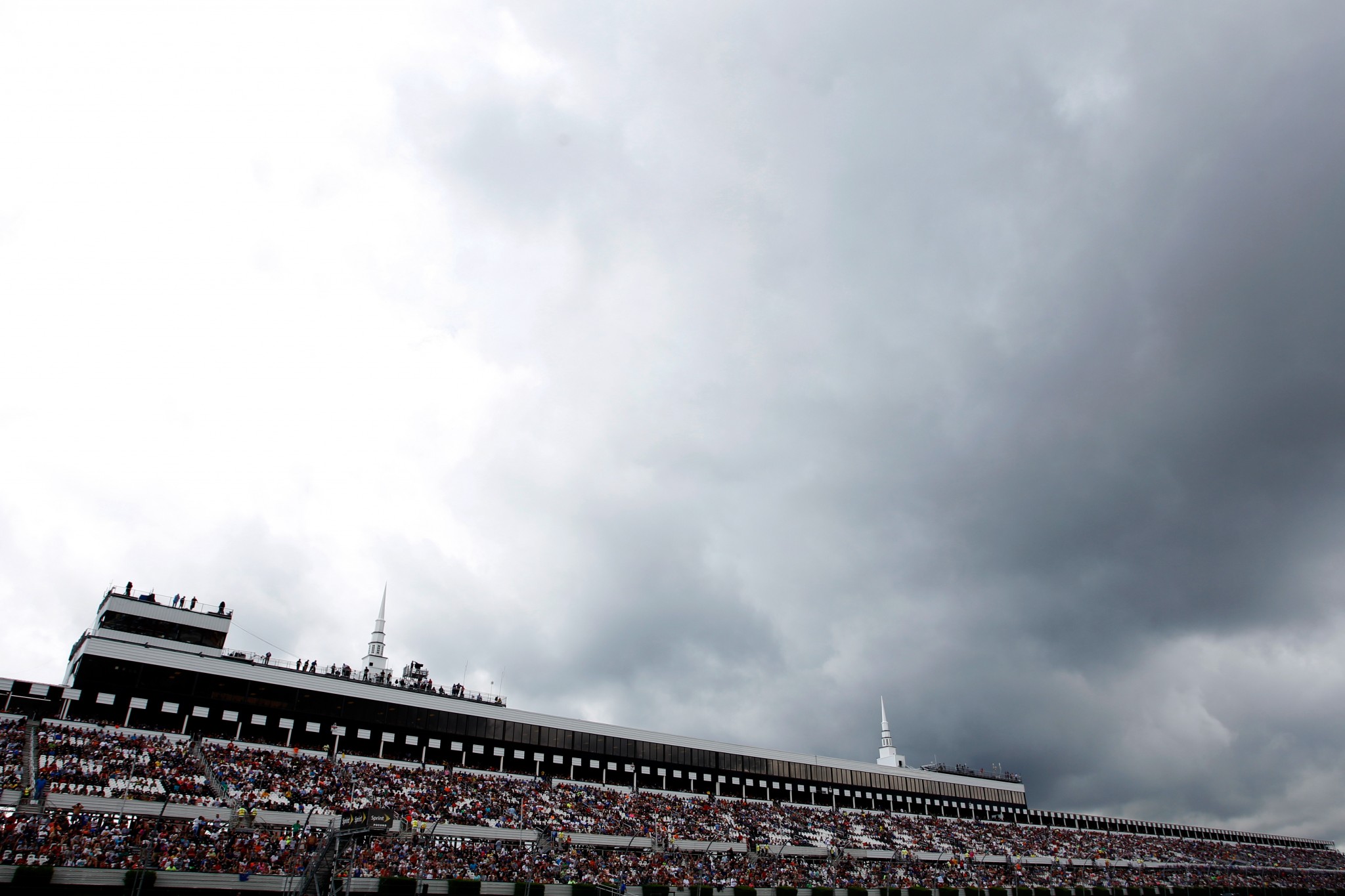 It rained Sunday at Pocono, the second time in 2016 a race has been delayed at the track (Getty). 