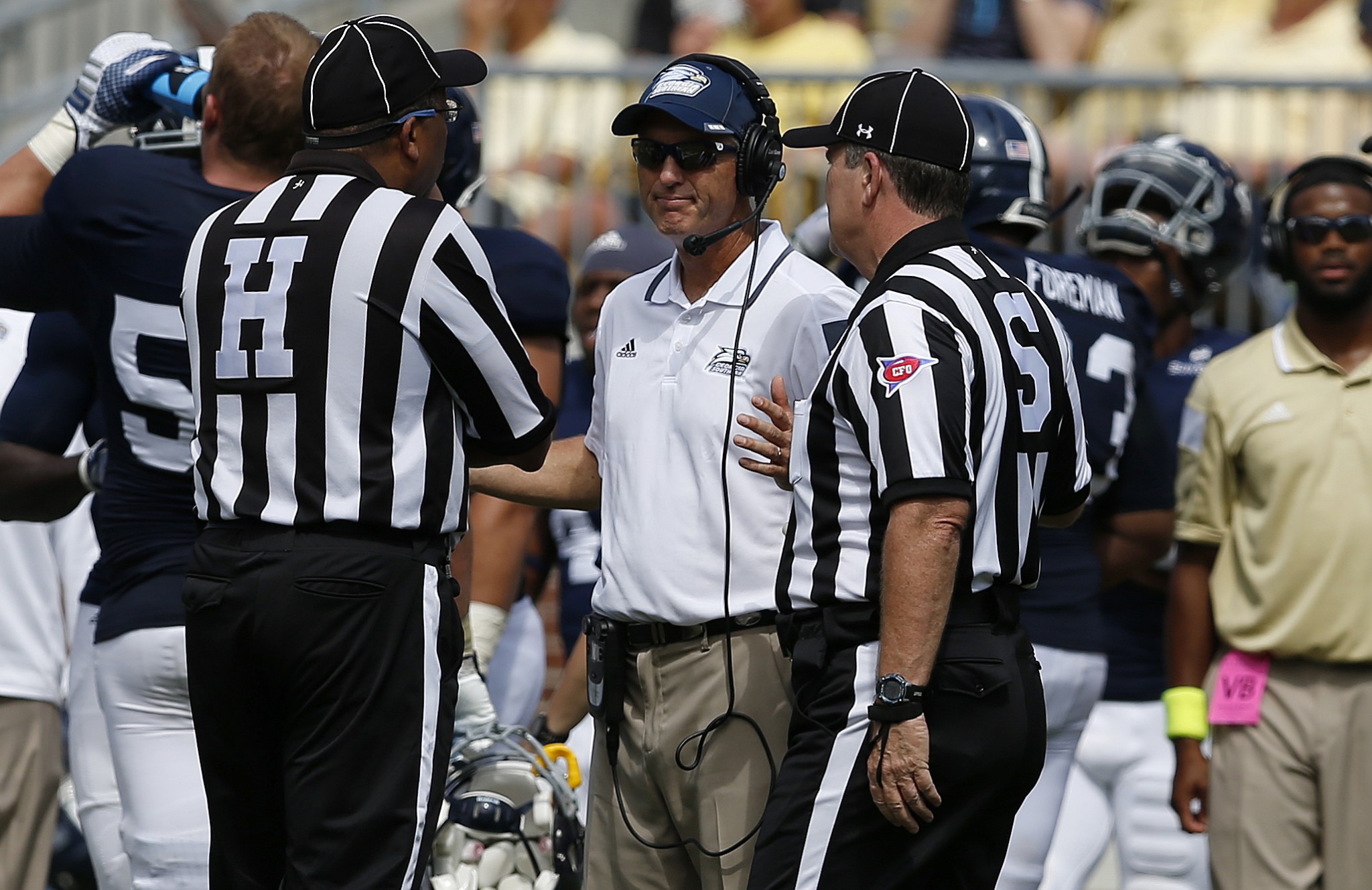 Willie Fritz led Georgia Southern to the Sun Belt title in 2014. (AP Photo/Mike Stewart)