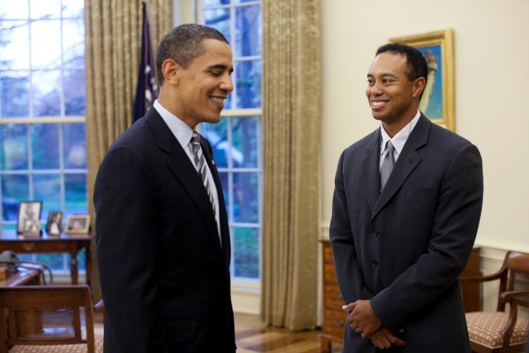 Tiger Woods and Barack Obama have played golf together. (Getty Images)