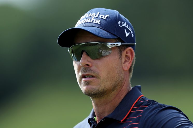 Henrik Stenson is nursing a tear in his right meniscus. (Getty Images)
