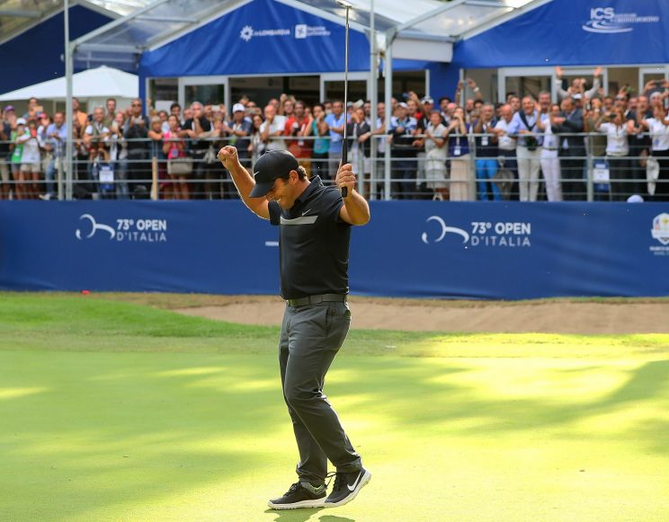 Francesco Molinari won the Italian Open for the second time, backing up a 2006 win. (Getty Images)