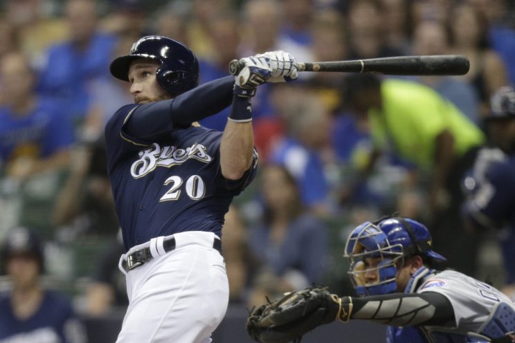 The market for Brewers catcher Jonathan Lucroy has picked up. (Getty Images/Mike McGinnis)