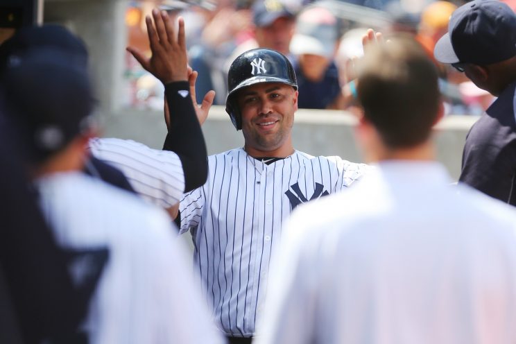 The Yankees might deal Carlos Beltran before the deadline. (Getty Images/Mike Stobe)