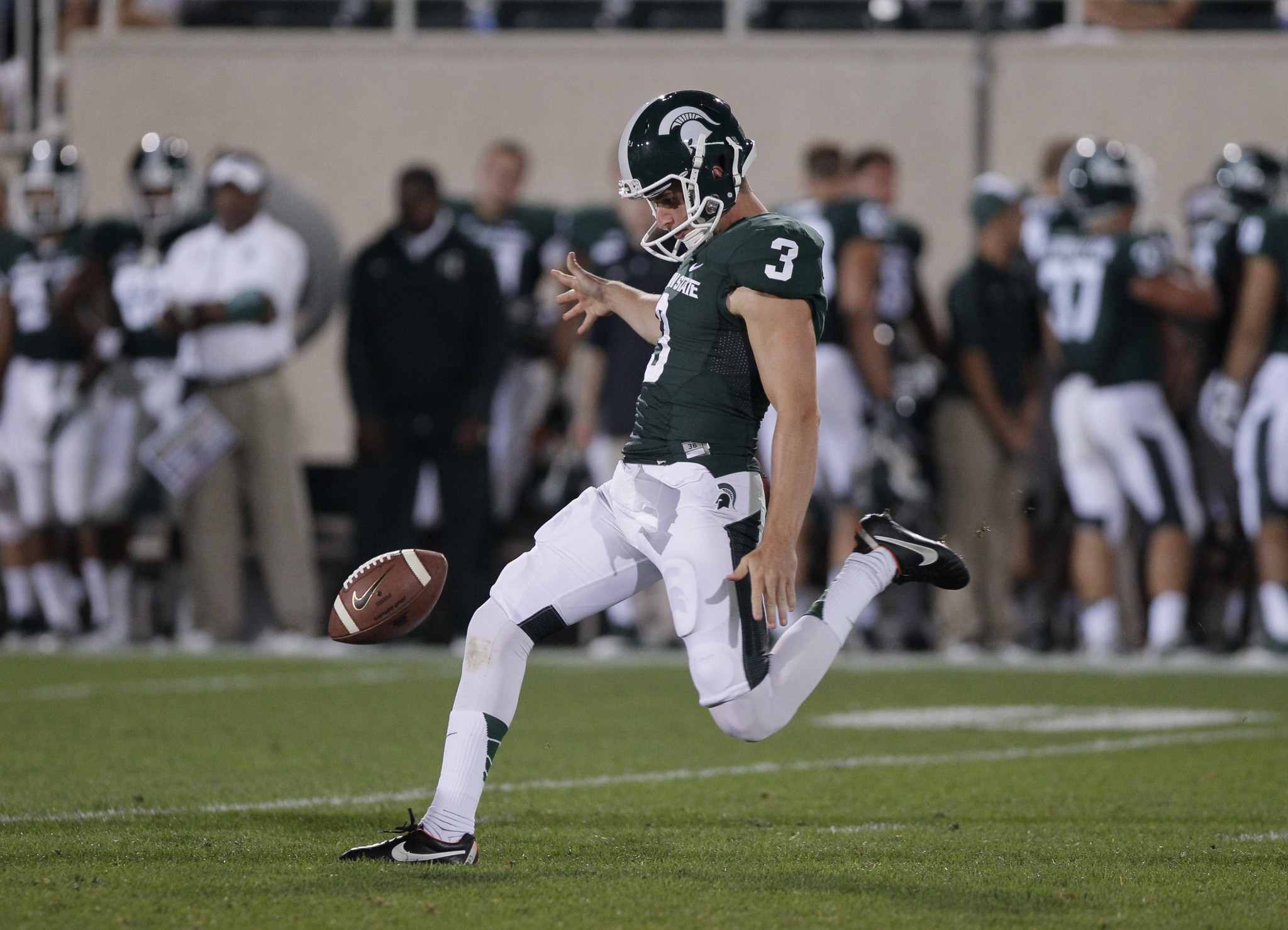 The scholarship in Sadler's name will be awarded to a MSU football player (Getty). 