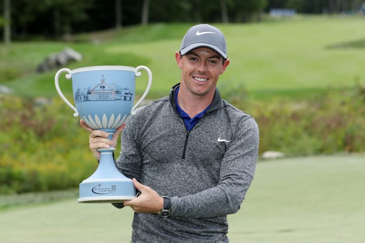 Rory McIlroy wins the Deutsche Bank Championship. (Getty Images)