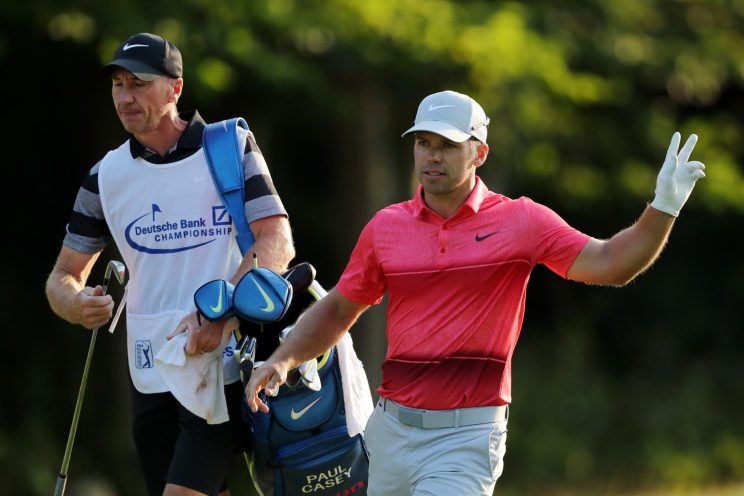 Paul Casey shot 66 on Sunday at the Deutsche Bank. (Getty Images)