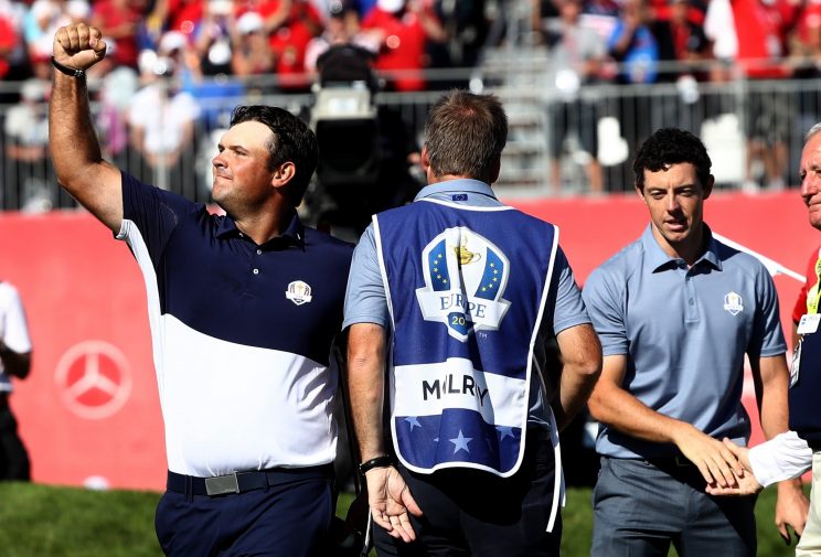 Patrick Reed finished off Rory McIlroy. (Getty Images)