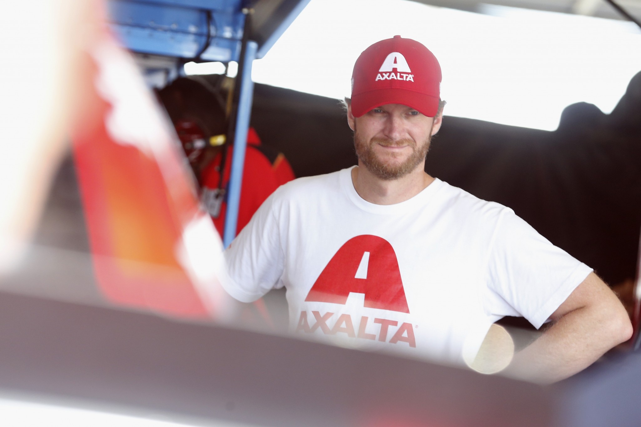 Dale Earnhardt Jr. came to spend time with his team at Watkins Glen on Friday (Getty). 