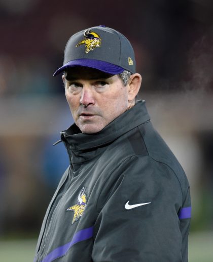 Minnesota Vikings head coach Mike Zimmer won't be going anywhere for a long time (Getty Images)