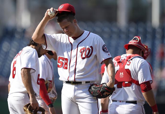 Jonathan Papelbon's days with the Washington Nationals appear to be over. (AP)
