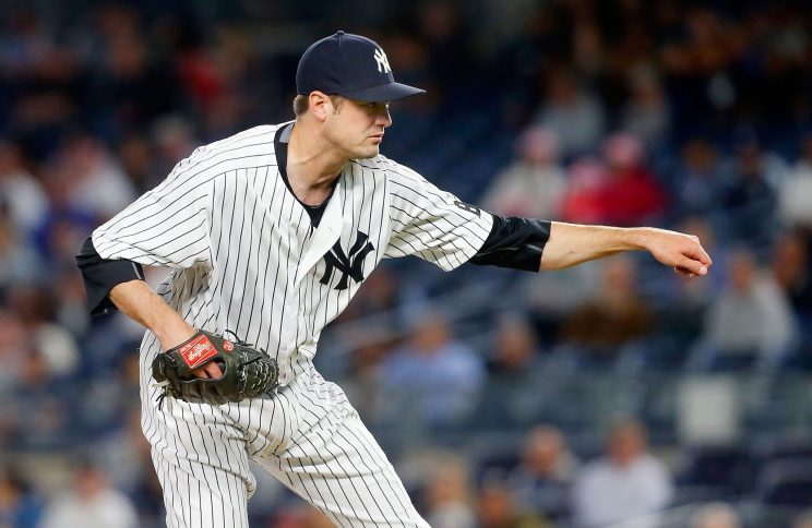 The Yankees could deal Andrew Miller now that Aroldis Chapman is gone. (Getty Images/Jim McIsaac)