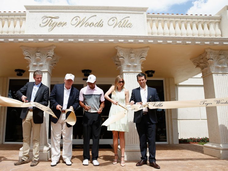 Tiger Woods has a villa named after him at Donald Trump's Doral resort in Florida. (Getty Images)
