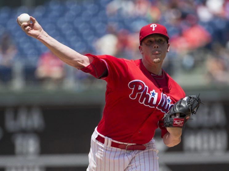 The Phillies are expected to part ways with Jeremy Hellickson. (Getty Images/Mitchell Leff)
