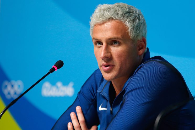On Aug. 14, 2016, reports surfaced that U.S. swimmer Ryan Lochte was robbed at gunpoint in Rio after being invited to a party by a Brazilian swimmer. His mother described the incident as “terrifying,” while the IOC claimed the report was false, only to then claim that it was indeed true. Lochte was unharmed in the incident. (Photo by Matt Hazlett/Getty Images)