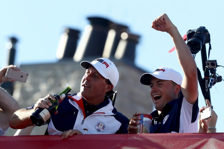 The U.S. did the job at Hazeltine National. (Getty Images)