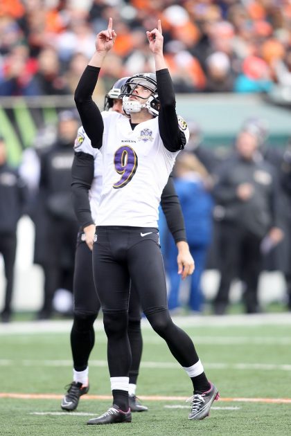 Justin Tucker might need divine intervention to make an 84-yard field goal (Getty Images)