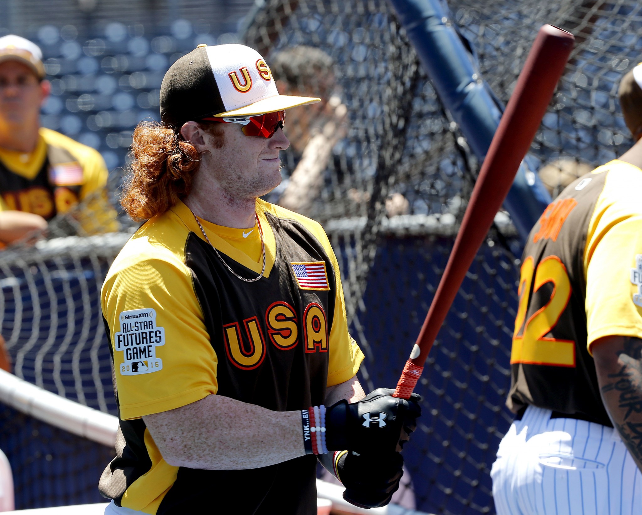 New prized Yankees prospect Clint Frazier is already looking for a date in NYC. (AP)