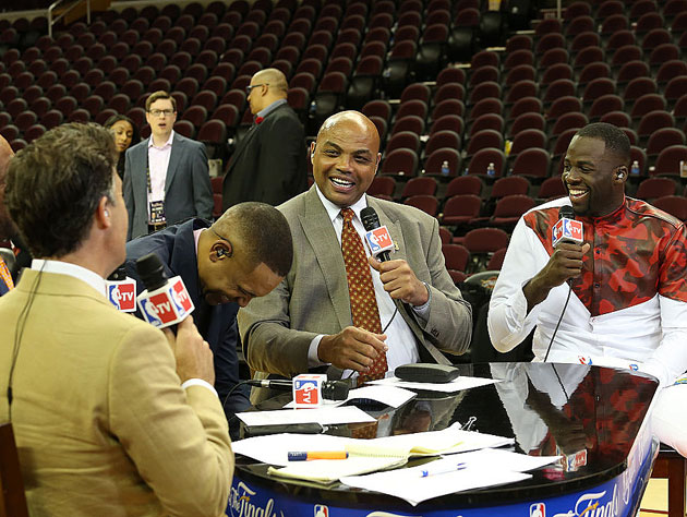 Charles Barkley holds court. (Getty Images)