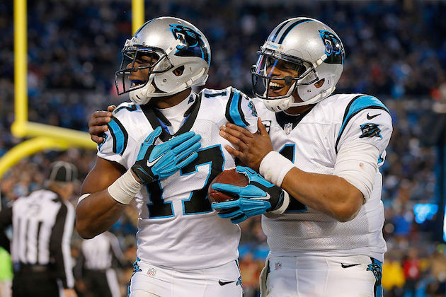Funchess over Benjamin is a hot take that may actually have some merit. (Getty)