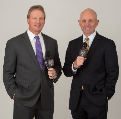 MNF's Sean McDonough (right) and Jon Gruden (left) have already tried to build chemistry (ESPN)