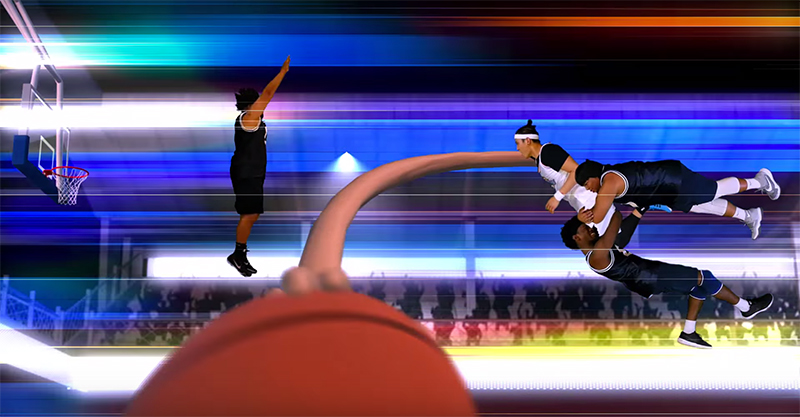 Jeremy Lin's spin on 'Space Jam' takes a couple of hard left turns. (Screencap via nigahiga on YouTube)